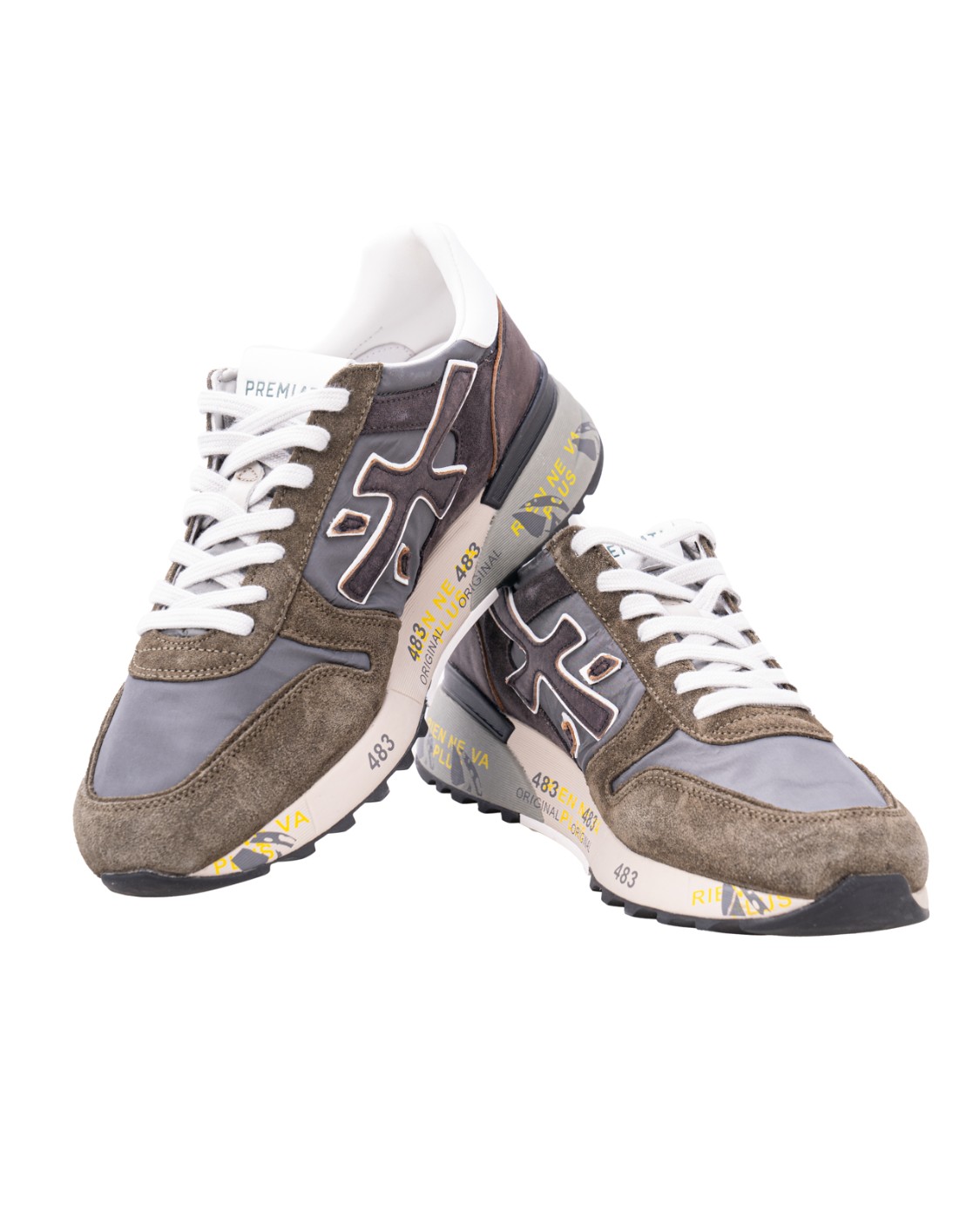 shop PREMIATA  Scarpa: Premiata Sneakers "Mick 6417".
Iconica silhouette arrichita dal logo Premiata e dallo spoiler sulla suola.
Altezza suola 4,2 cm.
Composizione: Sole: 65% EVA 5% TPU 30% gomma
Superiore: 55% pelle di vitello 45% PA
Fodera: 100% pelle di capra.
Made in Vietnam.. MICK 6417-V number 3555763